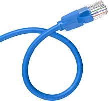 Патч-корд Vention IBELJ 1Гбит/с UTP 4 пары cat.6 CCA 5м синий RJ-45 (m)-RJ-45 (m) IBELJ в магазине "АйТиАйСИ" в Ростове на Дону | itic.ru 