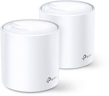 Бесшовный Mesh роутер TP-Link Deco X60(2-Pack) AX3000 10/100/1000BASE-TX белый DECO X60(2-PACK) в магазине "АйТиАйСИ" в Ростове на Дону | itic.ru 