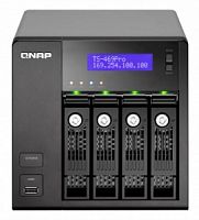 Сетевой накопитель QNAP TS-469 Pro RAID с 4-мя отсеками для жестких дисков Intel Atom D2700 2.13 ГГц TS-469 PRO в магазине "АйТиАйСИ" в Ростове на Дону | itic.ru 