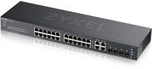 Zyxel NebulaFlex Pro GS2220-28 Hybrid L2 Switch, rack 19 ", 24xGE, 4xCombo (SFP / RJ-45), silent, standalone / cloud management GS2220-28-EU0101F в магазине "АйТиАйСИ" в Ростове на Дону | itic.ru 