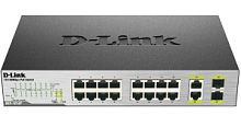 Коммутатор D-Link DES-1018P неуправляемый настольный 16x10/100BASE-TX 2x10/100/1000BASE-T 2x10/100/1000BASE-T/Mini GBIC (SFP) DES-1018P в магазине "АйТиАйСИ" в Ростове на Дону | itic.ru 