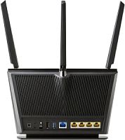 Роутер беспроводной Asus RT-AX68U AX2700 10/100/1000BASE-TX черный RT-AX68U в магазине "АйТиАйСИ" в Ростове на Дону | itic.ru 