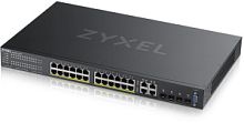 Zyxel NebulaFlex Pro GS2220-28HP Hybrid L2 PoE+ switch , rack 19 ", 24xGE PoE+, 4xCombo (SFP / RJ-45), budget 375 W, standalone / cloud management GS2220-28HP-EU0101F в магазине "АйТиАйСИ" в Ростове на Дону | itic.ru 