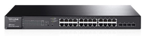 Детальная картинка 24-Port Gigabit PoE+ Smart Switch, 24 Gigabit RJ45 ports including 4 SFP ports, 802.3at/af, 215W PoE power supply,1U 19-inch rack-mountable steel case T1600G-28PS в магазине "АйТиАйСИ" в Ростове на Дону | itic.ru 24-Port Gigabit PoE+ Smart Switch, 24 Gigabit RJ45 ports including 4 SFP ports, 802.3at/af, 215W PoE power supply,1U 19-inch rack-mountable steel case T1600G-28PS в магазине "АйТиАйСИ" в Ростове на Дону | itic.ru