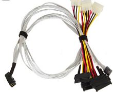 ADAPTEC MINI SAS HD TO X4 SAS / SATA CABLE ASSEMBLY - ( 1 ) ONE RIGHT ANGLE SFF-8643 TO ( 4 ) FOUR SFF-8482 9 4 ) FOUR 4 PIN POWER CONNETOR ( 1 ) ONE CBL-00122-01-A-R в магазине "АйТиАйСИ" в Ростове на Дону | itic.ru 