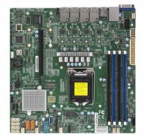 Материнская Плата SuperMicro MBD-X11SCL-LN4F-O Soc-1151 iC242 mATX 4xDDR4 6xSATA3 SATA RAID i210AT 4xGgbEth Ret MBD-X11SCL-LN4F-O в магазине "АйТиАйСИ" в Ростове на Дону | itic.ru 