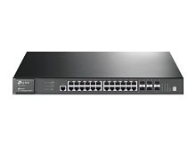 JetStream™ 28-port Pure-Gigabit L2+ Managed Switch, 24 10/100/1000Mbps RJ45 ports including 4 combo Gigabit SFP  slots, 2 integrated 10G SFP+ Slots, 2 T2700G-28TQ в магазине "АйТиАйСИ" в Ростове на Дону | itic.ru 