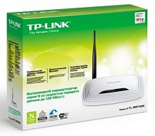 Маршрутизатор TP-Link (TL-WR740N) 4-порта 10/100Mbit/s TL-WR740N в магазине "АйТиАйСИ" в Ростове на Дону | itic.ru 